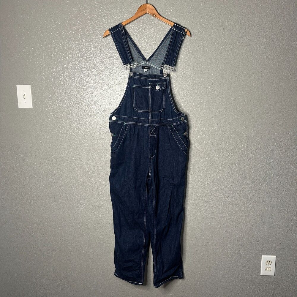 Urban Outfitters BDG Mens Carpenter Overalls Dark Wash Medium